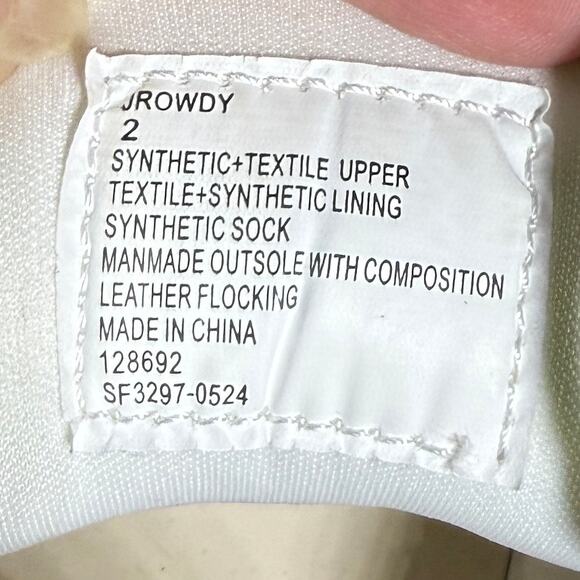 Steve Madden girls J-Rowdy sneakers size 2. Sparkly pink. - Picture 7 of 7